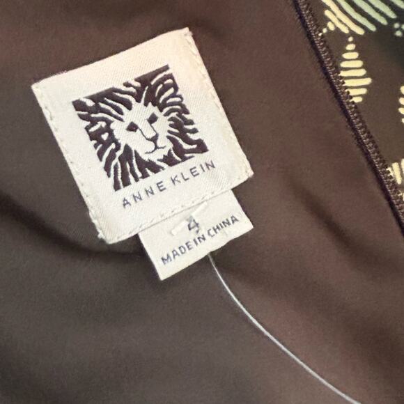 Anne Klein Striped Ombre Hem Belted Mini Dress Size 4 NWOT - Picture 9 of 12